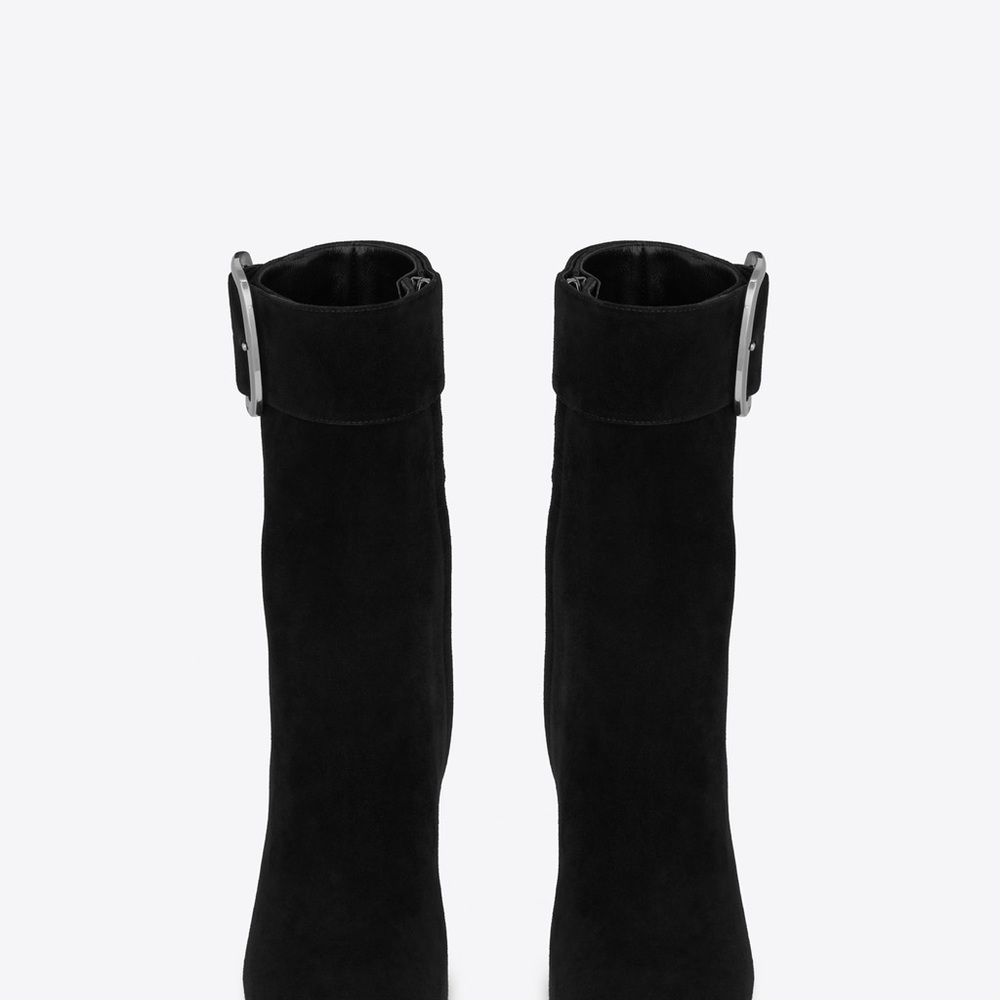 Saint Laurent Suede Joplin Boot - 39.5 - Picture 4 of 8